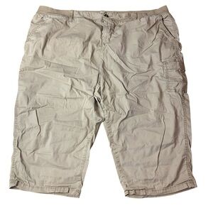 Sonoma Goods For Life Cargo Capris | Khaki Beige | Plus Size 24W